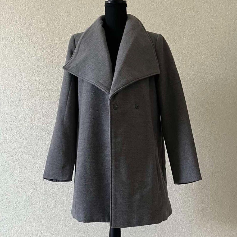 NEVER Every Day Cozy Womens Long Sleeve coat/jacket Gray Sz M - Picture 1 of 15